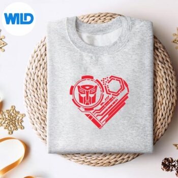 TransformersValentinesDayAutobotHeartsweater