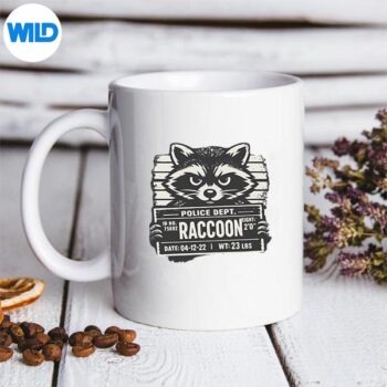Trash Panda Raccoon Mugshot Police Dept Wanted Poster PNG SVG for Cricut 5 TrashPandaRaccoonMugshotPoliceDeptWantedPostermug