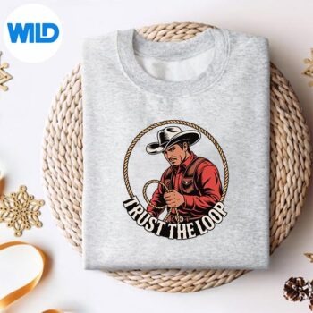 Alternative view of Trust The Loop Roper Western Lifestyle Rodeo Digital Download PNG