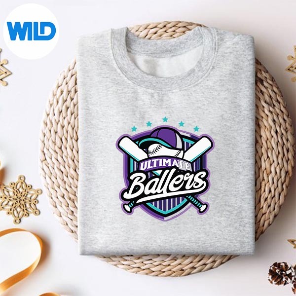 Ultimate Ballers Baseball Vintage SVG PNG Cut File 2 Ultimate Ballers Baseball Vintage SVG PNG Cut File - Image 2