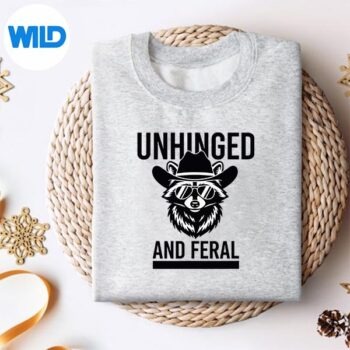 UnhingedAndFeralRaccoonJungleAnimalOutlawsweater