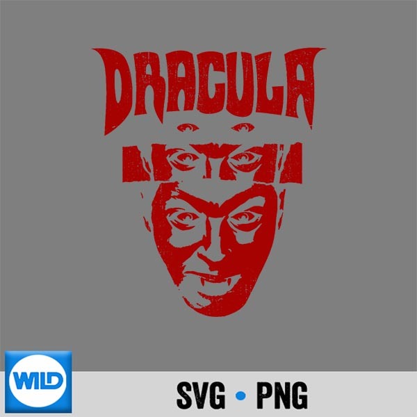 Universal Monsters Distressed Dracula Portrait Small Cut File PNG 1 Universal Monsters Distressed Dracula Portrait Small Cut File PNG