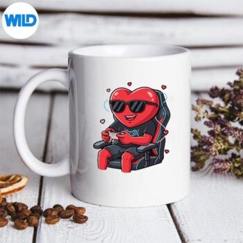 ValentineGamerHeartVideoGamingmug