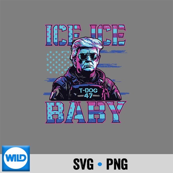 Vintage Ice Ice Baby Trump Cut File 1 Vintage Ice Ice Baby Trump Cut File