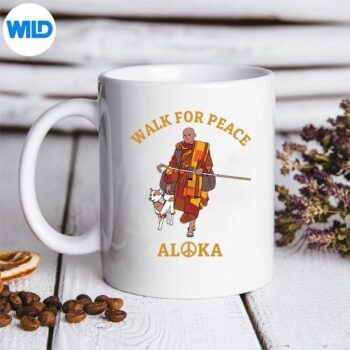 WalkForPeaceMonksWithAlokaDogmug