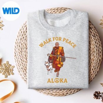 WalkForPeaceMonksWithAlokaDogsweater