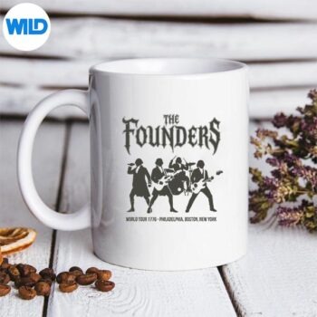 Washington Jefferson Franklin And Adams The Founders Band Silhouette SVG PNG 5 WashingtonJeffersonFranklinAndAdamsTheFoundersBandmug