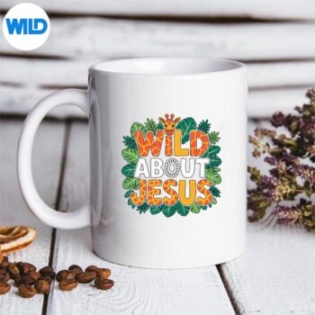 WildAboutJesusGiraffeChristianmug