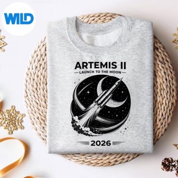 ArtemisII2026RocketLaunchSpaceMissionSketchMoonExplorationsweater.jpg