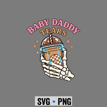 Baby Daddy Tears Funny Pink Juice Box SVG PNG