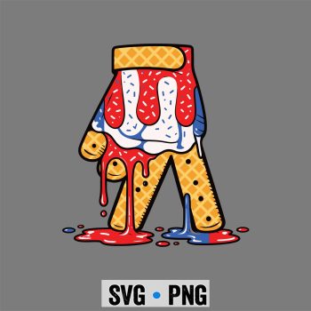 Baseball Drip Season Baseball Ice Cream SVG PNG