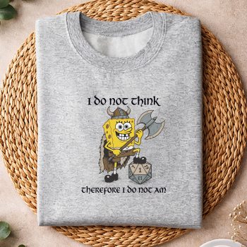 FunnySpongeBobVikingGamerIDoNotThinkThereforeIDoNotAmsweater.jpg