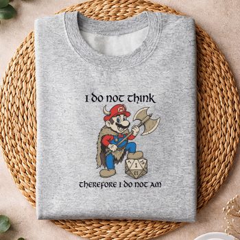 FunnySuperMarioVikingGamerIDoNotThinkThereforeIDoNotAmsweater.jpg