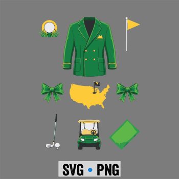Masters Green Golf Funny Golfing SVG PNG