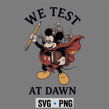 Mickey Test Day Coordinator Teacher Testing Day Exam SVG PNG