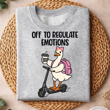 OfftoRegulateEmotionsGooseDrinkingCoffeesweater.jpg