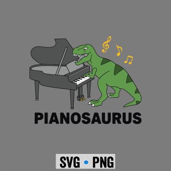 Pianosaurus Best Piano Pianist Piano Player SVG PNG