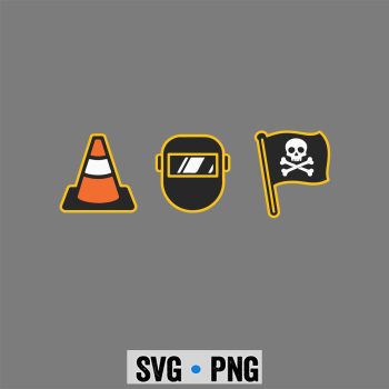Pittsburgh Hoist The Traffic Cone SVG PNG