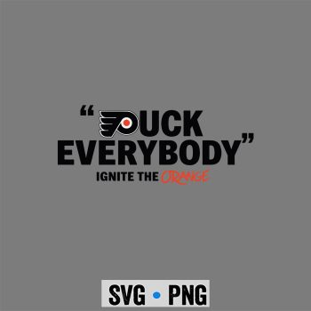 Puck Everybody Ignite The Orange Hockey SVG PNG