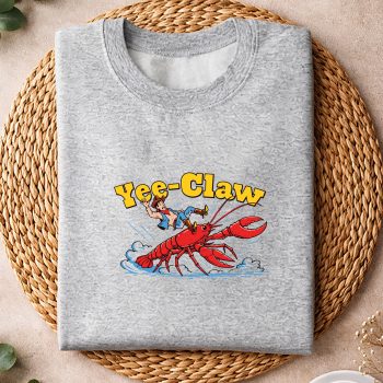 YeeClawWesternCowboyRidingCrawfishCrawdadsweater.jpg