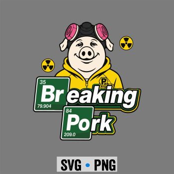 Breaking Pork Meme SVG, Breaking Pork Funny Chemistry John Pork Dih Meme SVG PNG