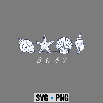 86 47 Seashells SVG, Funny 86 47 Seashells Sea Shells Beach SVG PNG