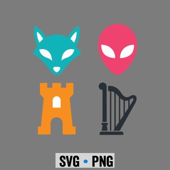 Spurs Fox Alien SVG, Funny Spurs Fox Alien Castle Harper SVG PNG