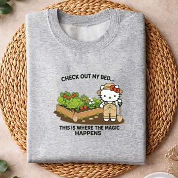 HelloKittyCheckOutMyBedThisWhereTheMagicHappensGardenersweater.jpg