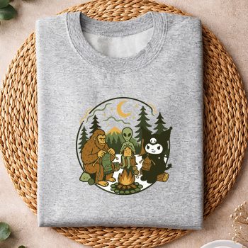 KuromiBigfootAlienCampfireKnittingFriendsRetroKnitsweater.jpg