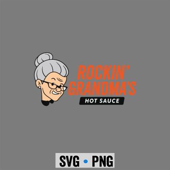 Rockin Grandmas SVG, Rockin Grandmas Hot Sauce Funny SVG PNG