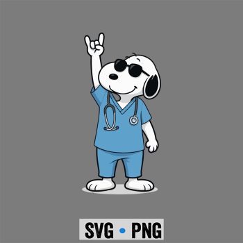 Snoopy Nurse SVG, Snoopy Nurse Week Appreciation Funny Nurse SVG PNG
