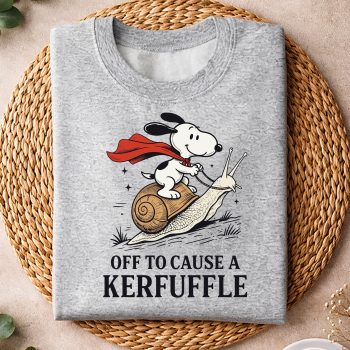 SnoopyOfftoCauseAKerfuffleFunnyMemesweater.jpg