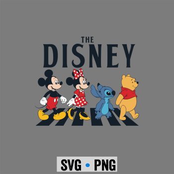Disney Beatles SVG, The Disney Walking The Beatles SVG PNG