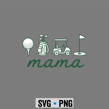 Golf Mom SVG, The Par Mama Funny Golf Mom Lover Golfer SVG PNG