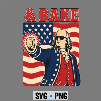 Shake Bake Couple SVG, Funny Shake and Bake 4th of July Couple Matching SVG PNG