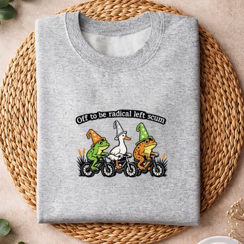 OfftoBeRadicalLeftScumFunnyFrogDuckToadMemesweater.jpg
