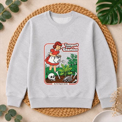 Compost Your Enemies Crazy Plant Lady Gardening Cute PNG SVG