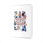 Covered In Seamen Nautical Cartoon Sailors Greeting Card