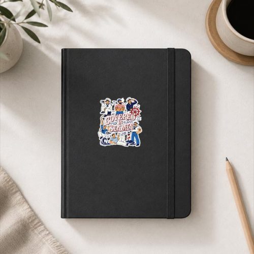 Covered In Seamen Nautical Cartoon Sailors Sticker