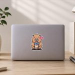 Cute Capybara For Animal Rodent Capybara Sticker