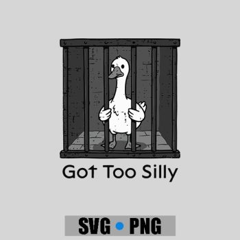 Homepage 87 Goose In Jail Got Too Silly Pun Animal PNG SVG