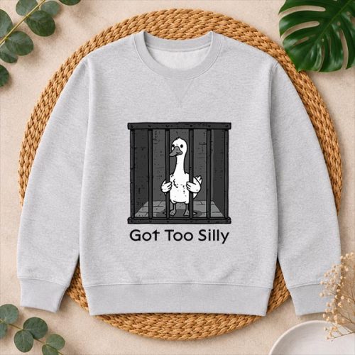 Goose In Jail Got Too Silly Pun Animal PNG SVG 2 Goose In Jail Got Too Silly Pun Animal PNG SVG