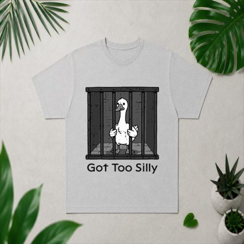 Goose In Jail Got Too Silly Pun Animal PNG SVG 4 Goose In Jail Got Too Silly Pun Animal PNG SVG