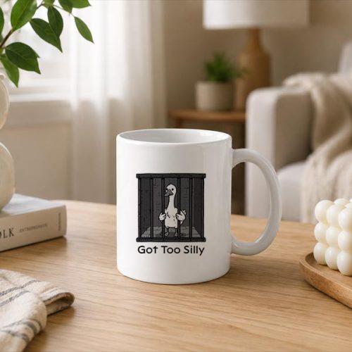 Goose In Jail Got Too Silly Pun Animal Mug 3 Goose In Jail Got Too Silly Pun Animal Mug