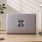 Heart Says Pit Knees Say Sit Skeleton Saying Quote Sticker