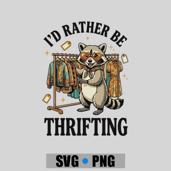 Homepage 87 Id Rather Be Thrifting Vintage PNG SVG