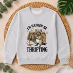Id Rather Be Thrifting Vintage PNG SVG