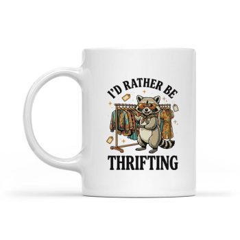 Id Rather Be Thrifting Vintage Mug