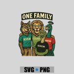 Isibindi Reveur 4 Houses 1 Family PNG SVG