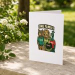 Isibindi Reveur 4 Houses 1 Family Greeting Card